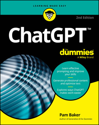 Cover Image for ChatGPT for Dummies -- Pam Baker, Paperback
