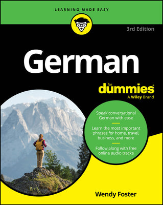 Cover Image for German for Dummies -- Wendy Foster, Paperback
