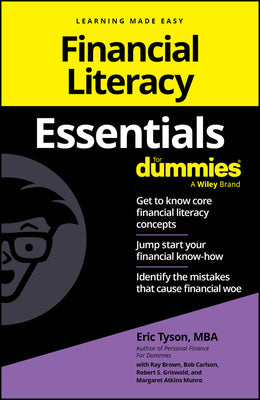 Cover Image for Financial Literacy Essentials for Dummies -- Eric Tyson, Paperback
