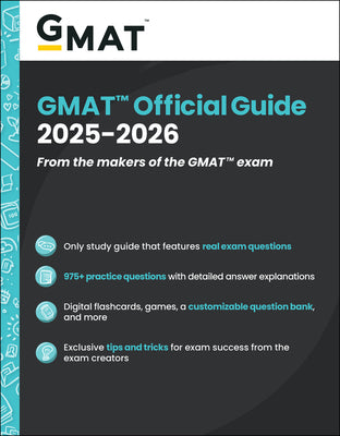Cover Image for GMAT Official Guide 2025 - 2026: Book + Online Question Bank -- Gmac (Graduate Management Admission Coun, Paperback