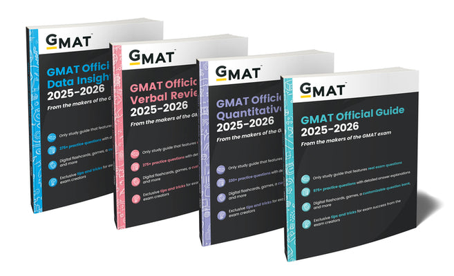 Cover Image for GMAT Official Guide 2025-2026 Bundle: Books + Online Question Bank -- Gmac (Graduate Management Admission Coun, Paperback