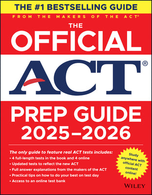 Cover Image for The Official ACT Prep Guide 2025 - 2026: Book + Online Course -- ACT, Paperback
