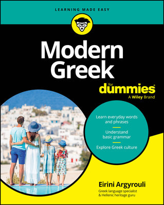 Cover Image for Modern Greek for Dummies -- Eirini Argyrouli, Paperback