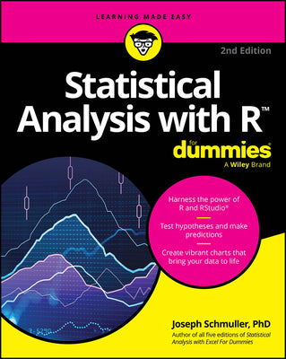 Cover Image for Statistical Analysis with R for Dummies -- Joseph Schmuller, Paperback