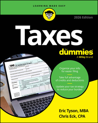 Cover Image for Taxes for Dummies, 2026 Edition -- Eric Tyson, Paperback