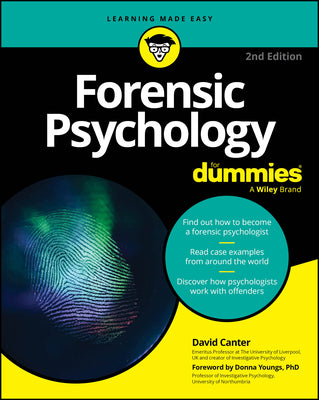 Cover Image for Forensic Psychology for Dummies -- David V. Canter, Paperback