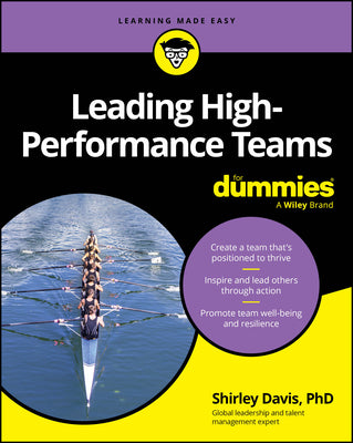 Cover Image for Leading High-Performance Teams for Dummies -- Shirley Davis, Paperback