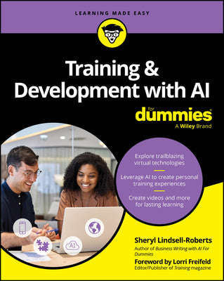 Cover Image for Training & Development with AI for Dummies -- Sheryl Lindsell-Roberts, Paperback
