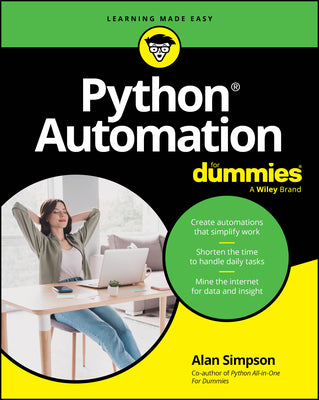 Cover Image for Python Automation for Dummies -- Alan Simpson, Paperback