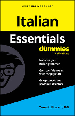 Cover Image for Italian Essentials for Dummies -- Teresa L. Picarazzi, Paperback
