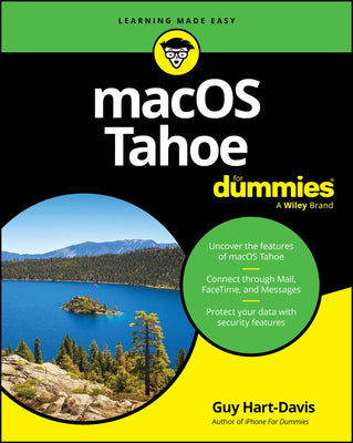 Cover Image for macOS Tahoe for Dummies -- Guy Hart-Davis, Paperback