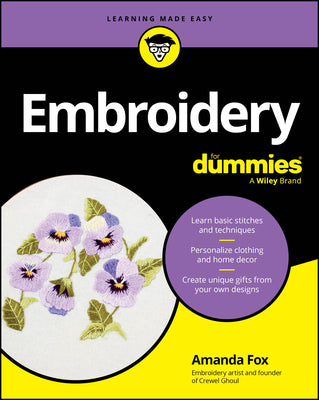 Cover Image for Embroidery for Dummies -- Amanda Fox, Paperback
