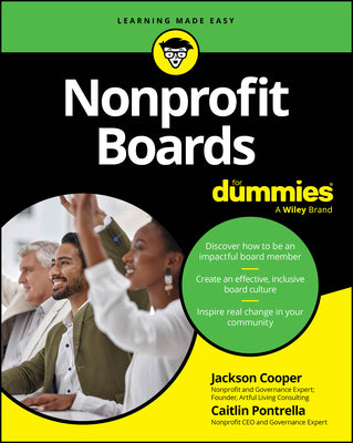 Cover Image for Nonprofit Boards for Dummies -- Jackson Cooper, Paperback