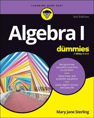 Cover Image for Algebra I for Dummies -- Mary Jane Sterling, Paperback