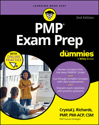 Cover Image for Pmp Exam Prep for Dummies -- Crystal J. Richards, Paperback