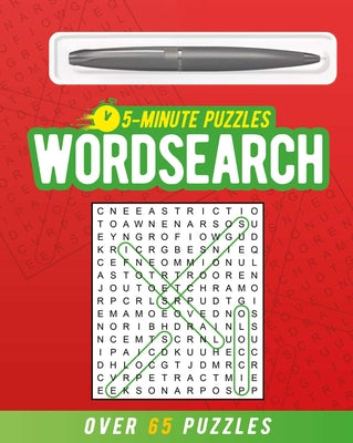 Cover Image for 5-Minute Wordsearch (Includes Ball-Point Pen): Over 65 Puzzles -- Eric Saunders, Paperback