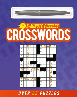 Cover Image for 5-Minute Crosswords (Includes Ball-Point Pen): Over 65 Puzzles -- Eric Saunders, Paperback