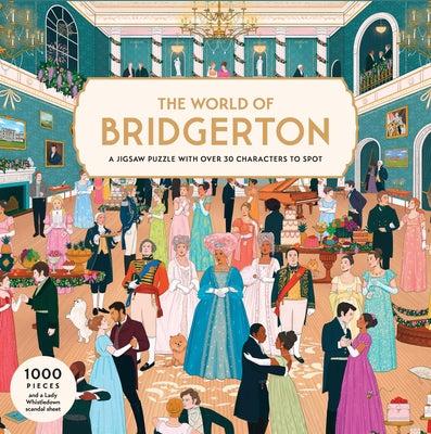 Cover Image for The World of Bridgerton 1000 Piece Puzzle: A 1000-Piece Jigsaw Puzzle with Over 30 Characters to Spot -- Manjit Thapp, Other