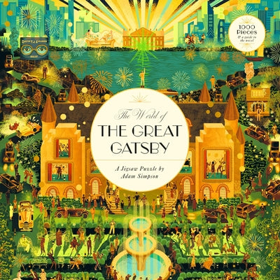 Cover Image for The World of the Great Gatsby 1000 Piece Puzzle: A Jigsaw by Adam Simpson -- Kirk Curnutt, Other