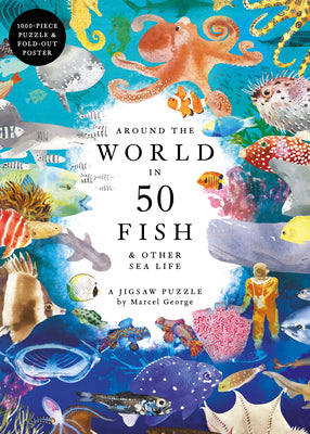 Cover Image for Around the World in 50 Fish 1000 Piece Puzzle -- Helen Scales, Other