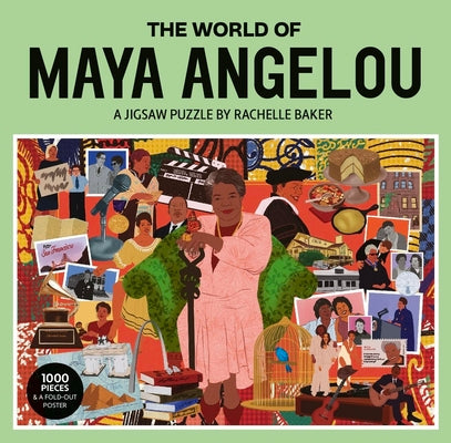 Cover Image for The World of Maya Angelou 1000 Piece Puzzle: A Puzzle by Rachelle Baker -- Rachelle Baker, Jigsaw