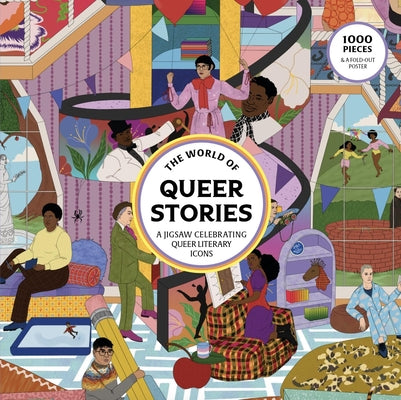 Cover Image for The World of Queer Stories a 1000-Piece Jjigsaw: Celebrating LGBTQ+ Literary Icons -- Jake Hall, Other
