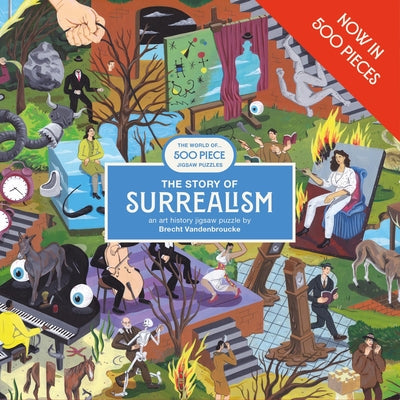 Cover Image for The Story of Surrealism 500 Piece Puzzle: A Art History Jigsaw Puzzle -- Vandenbroucke, Jigsaw