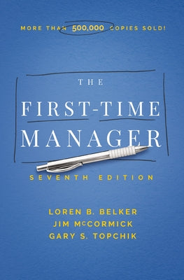 Cover Image for The First-Time Manager -- Jim McCormick, Paperback
