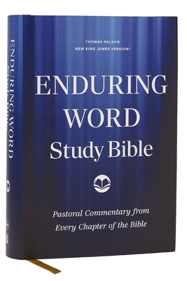 Cover Image for Enduring Word Study Bible: Pastoral Commentary from Every Chapter of the Bible (Nkjv, Hardcover, Red Letter, Comfort Print) -- David Guzik, Hardcover