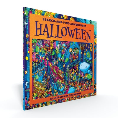 Cover Image for Halloween Search-And-Find Adventures: A Hunt Full of Tricks and Treats -- Gus Morais, Hardcover