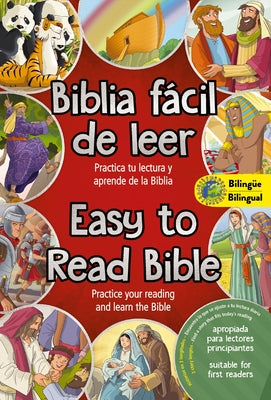 Cover Image for Easy to Read Bible (Bilingual) / La Biblia Fácil de Leer (Bilingüe): Practice Your Reading and Learn the Bible -- Jacob Vium-Olesen, Hardcover