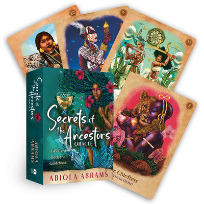 Cover Image for Secrets of the Ancestors Oracle: A 45-Card Deck and Guidebook for Connecting to Your Family Lineage, Exploring Modern Ancestral Veneration, and Reveal -- Abiola Abrams, Other