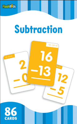 Cover Image for Subtraction Flash Cards -- Flash Kids, Cards