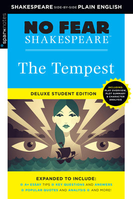 Cover Image for The Tempest: No Fear Shakespeare Deluxe Student Editions - Shakespeare Side-By-Side Plain English -- William Shakespeare, Paperback