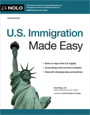 Cover Image for U.S. Immigration Made Easy -- Ilona Bray, Paperback