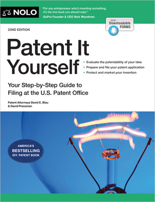Cover Image for Patent It Yourself: Your Step-By-Step Guide to Filing at the U.S. Patent Office -- David E. Blau, Paperback