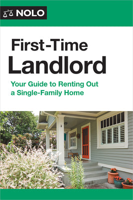 Cover Image for First-Time Landlord: Your Guide to Renting Out a Single-Family Home -- Ilona Bray, Paperback