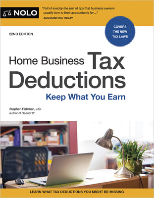 Cover Image for Home Business Tax Deductions: Keep What You Earn -- Stephen Fishman, Paperback