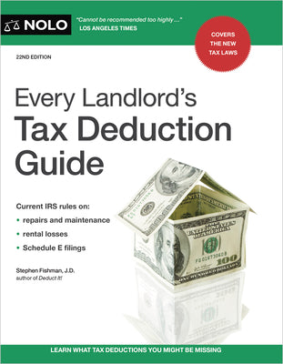Cover Image for Every Landlord's Tax Deduction Guide -- Stephen Fishman, Paperback