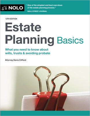 Cover Image for Estate Planning Basics -- Denis Clifford, Paperback