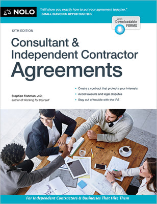 Cover Image for Consultant & Independent Contractor Agreements -- Stephen Fishman, Paperback