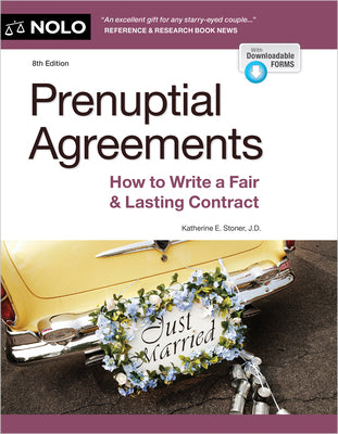 Cover Image for Prenuptial Agreements: How to Write a Fair & Lasting Contract -- Katherine Stoner, Paperback