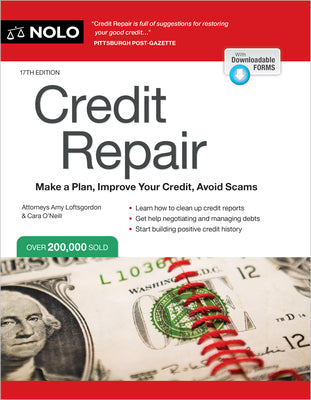 Cover Image for Credit Repair: Make a Plan, Improve Your Credit, Avoid Scams -- Amy Loftsgordon, Paperback