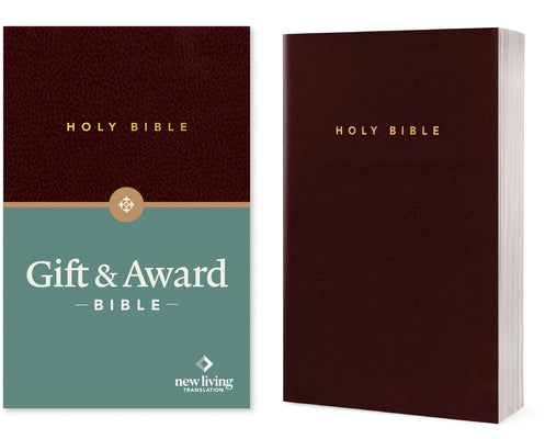 Cover Image for Gift and Award Bible-Nlt -- New Living Translation, Leather / Fine Binding