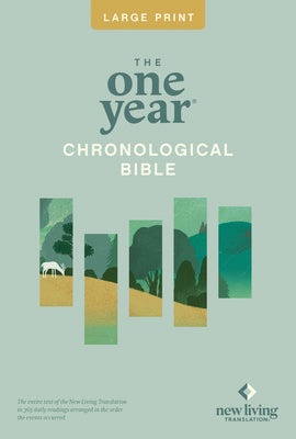Cover Image for One Year Chronological Bible-NLT-Premium Slimline Large Print -- New Living Translation, Paperback
