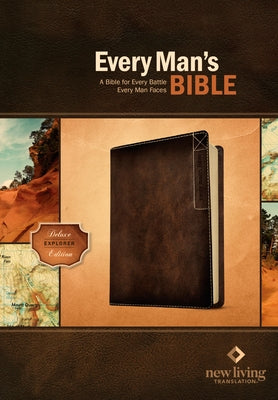 Cover Image for Every Man's Bible-NLT Deluxe Explorer -- New Living Translation, Imitation Leather