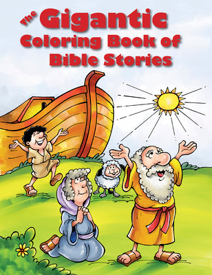 Cover Image for The Gigantic Coloring Book of Bible Stories -- Tyndale, Paperback