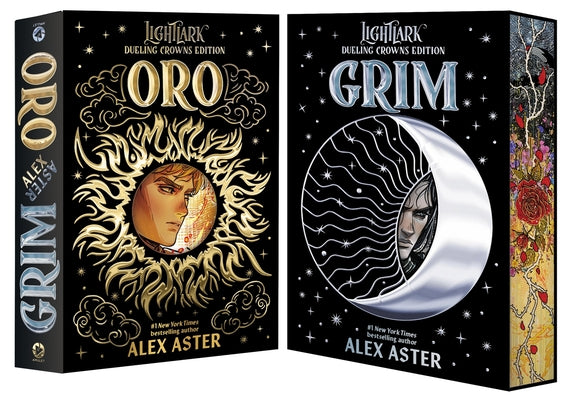 Cover Image for Grim and Oro: Dueling Crowns Edition (a Lightlark Saga Deluxe Companion Book) -- Alex Aster, Hardcover