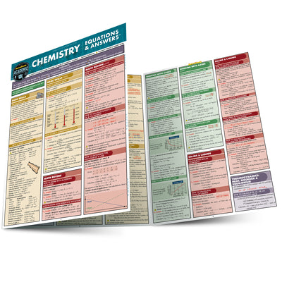 Cover Image for Chemistry Equations & Answers: A Quickstudy Laminated Reference Guide -- Mark Jackson, Paperback