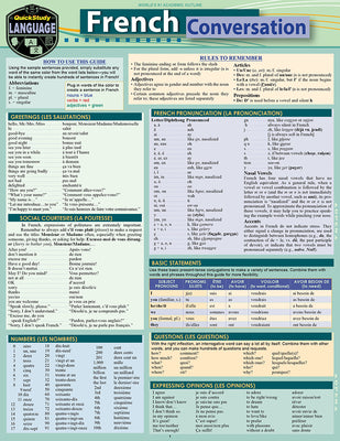 Cover Image for French Conversation: A Quickstudy Language Reference Guide -- Liliane Arnet, Other